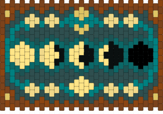 Green moon phases 2 - gray,teal