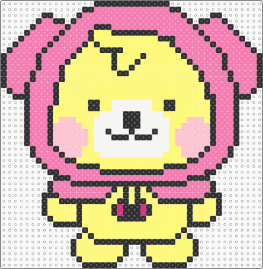Chanyeol EXO exhOrizon - pink,yellow,exo,pcy,chanyeol,parkchanyeol,loey,exofanart,exhorizon,fanart
