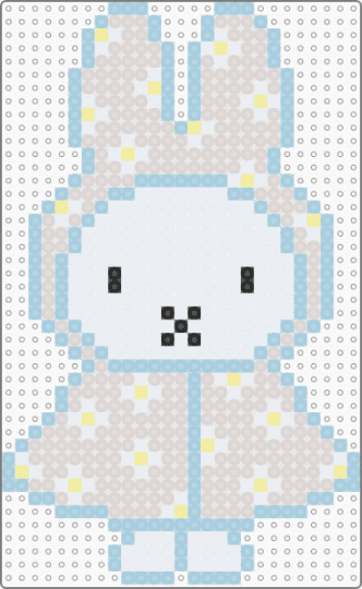 Miffy Raincoat - light blue,beige,recolour,miffy