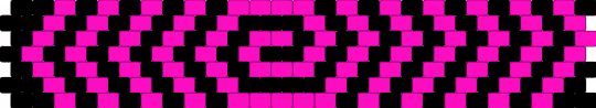 spiral even peyote cuff - black, pink