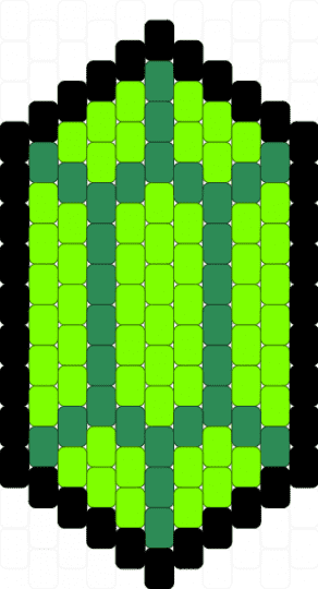 Rupee (Zelda) - green,black,zelda,rupee,charm,the legend of zelda