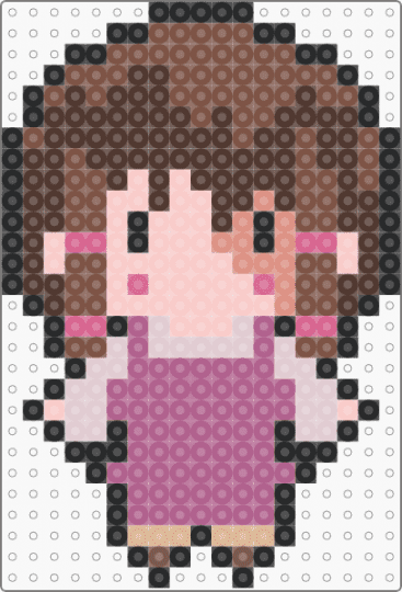 Therru - brown,pink,tan