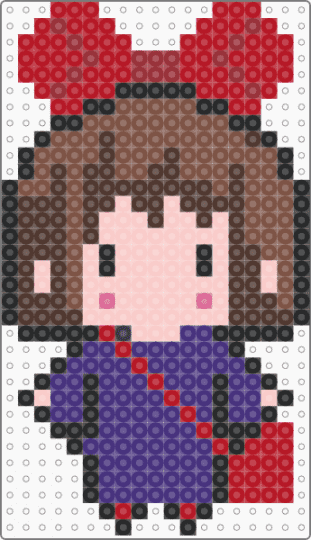 Kiki - brown,tan,purple,colorful