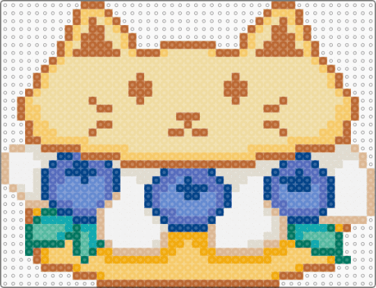 Cat Blueberry Sandwich - tan,beige,blue,cotdberries,cat,blueberry,sandwich,berries,cute,aesthetic,food