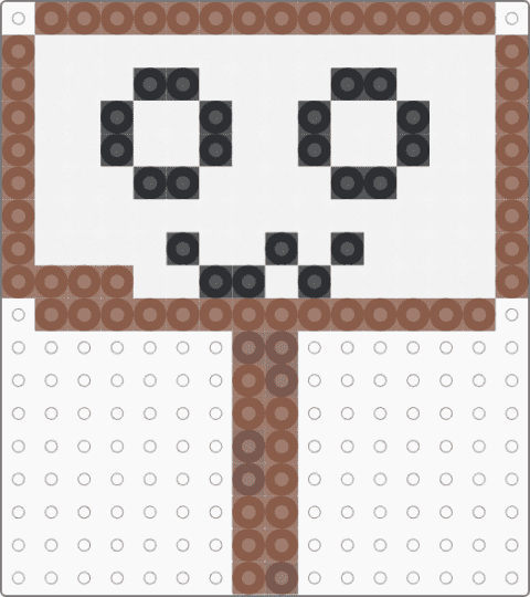 Tiny TIp Sprite - endacopia, sign, sprite, tan, tip, video games, white