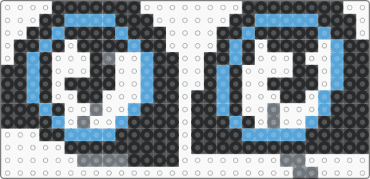 New Zoomer Pixel Sprites [Clean Crew] - black, clean crew, led, light blue, pixel, roblox, sprite, video games, zoomer