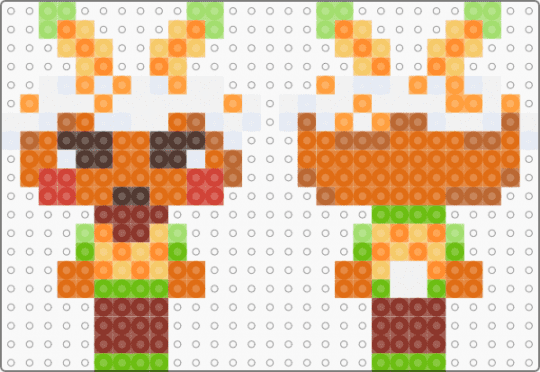 Carrot Cake Cosmo [Dandy's World] - orange,red,green,dandys world,cosmo,skin,pastry,carrot,carrot cake,video games