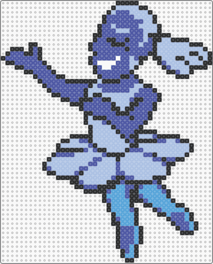 Blue Deltarune - light blue,purple