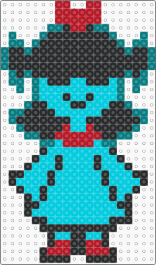 Aqua Deltarune - light blue,game,deltarune,simple,indie,aqua
