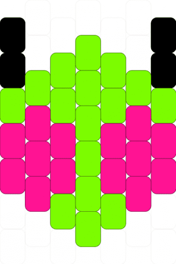 silly lil zim - green, pink