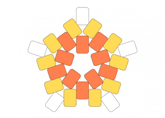 Kandi corn XD - orange, yellow