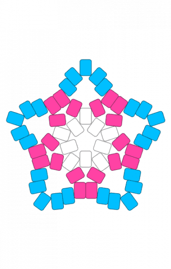 Trans star XD - light blue, pink, trans