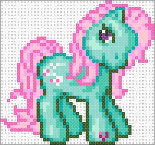 Runaway Rainbow Minty - gba, minty, mlp, my little pony, my little pony runaway rainbow, pink, pony, runaway rainbow, teal, video game