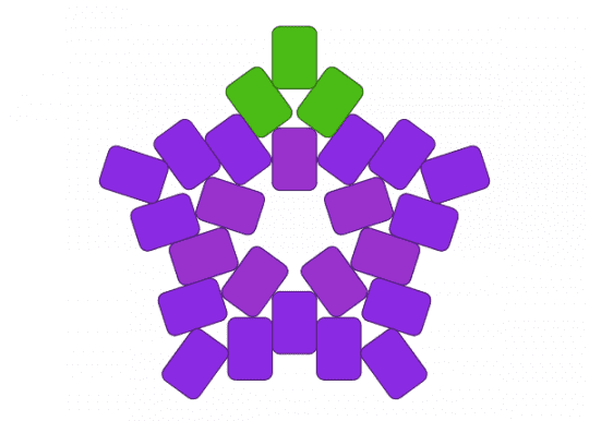 blueberry/grape star - purple