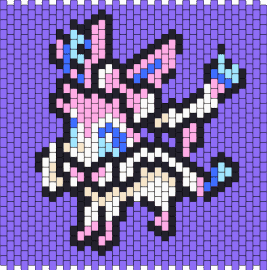 Slyveon - sylveon,pokemon,character,panel,gaming,purple,pink