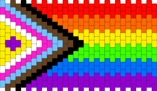 Pride Flag - colorful, green, orange, purple