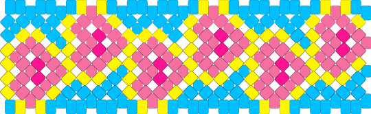 pansexual hearts x base cuff - cuff pattern, cuffs, hearts, light blue, pan, pansexual, pink, pride, xbase