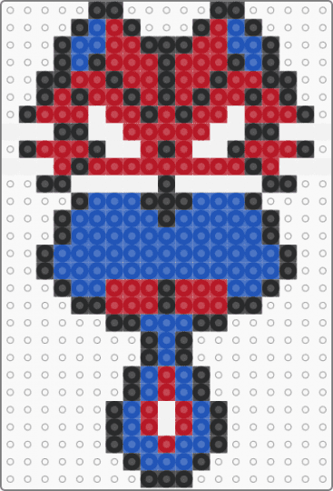 Spider-Man kitty - blue, cat, red, spiderman