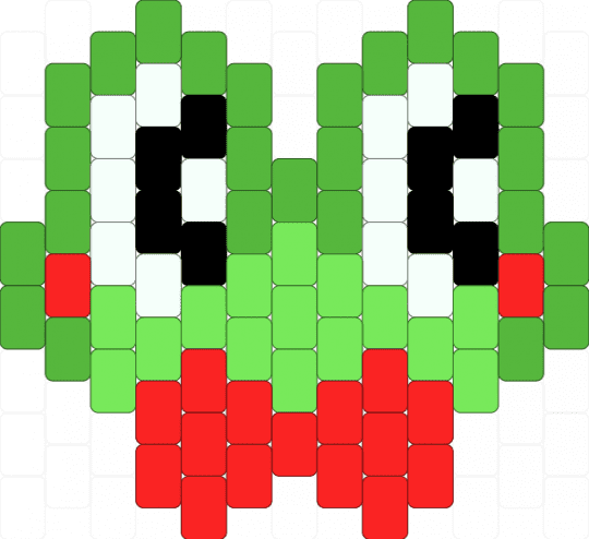 Ribbit tadc charm:D - black, green, red, ribbit, tadc, white