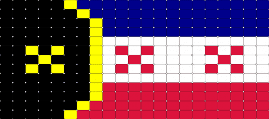 L'MANBERG FLAG (SOOT ADMINISTRATION) - purple, red
