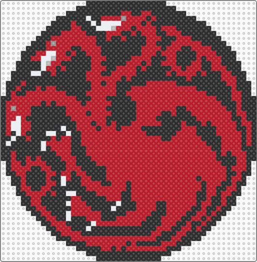 House of the Dragon Targaryen Sigil - red,hotd,house of the dragon,targaryen,targaryen sigil,sigil