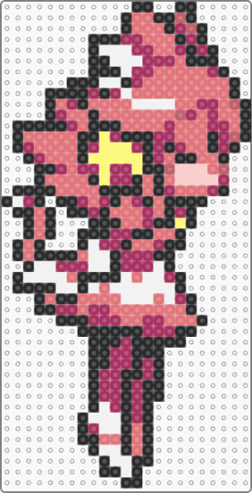 Pink / mew mew kiss sprite w/o kris - pink,red,mew mew,deltarune,cute,mew mew deltarune,kiss,hearts