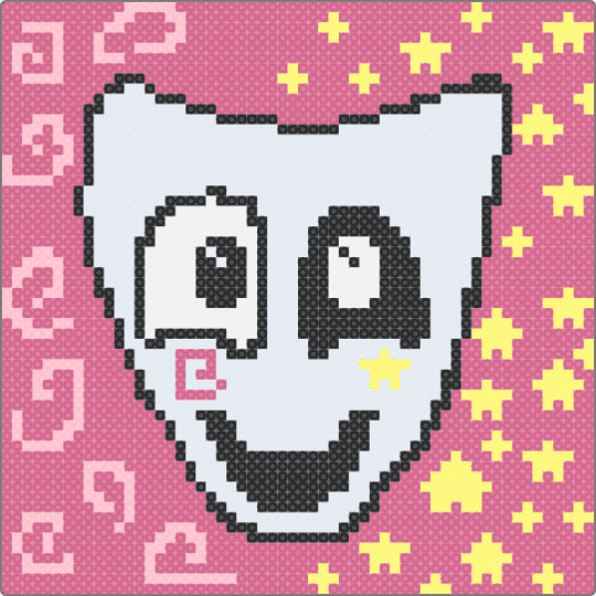Gangle mask CoTD - abstragedy, character, cotdswirls, gangle, print, tadc, tadc gangle, zooble