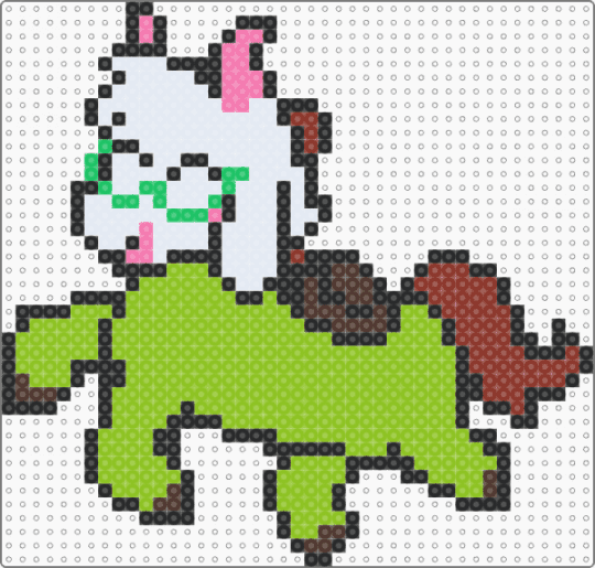 Horse Ralsei - green
