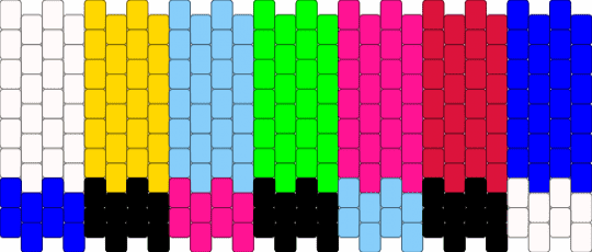 Tv Screen Cuff - purple,pink,light blue
