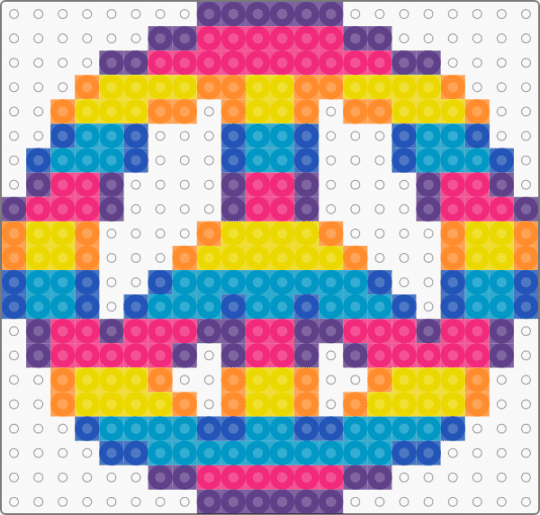 pink yello blu parti!!1! peace sign - purple,light blue,yellow,pink