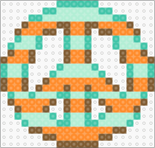 kool blu n orange peace sign - light blue,orange