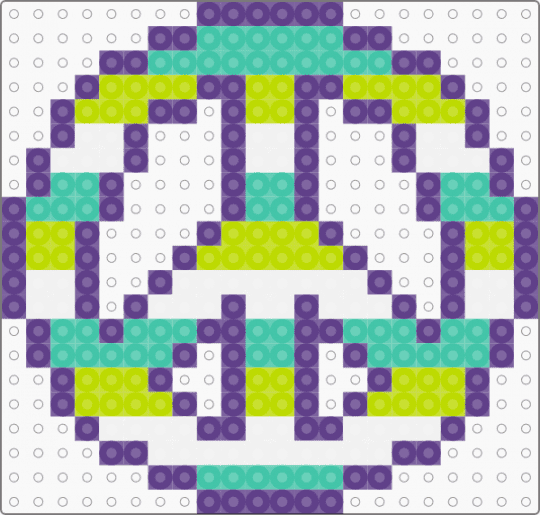 pretti kool kolorz peace sign - purple