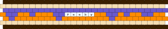 Peeby  pb&j cuff - beige, brown, pbj, peeby