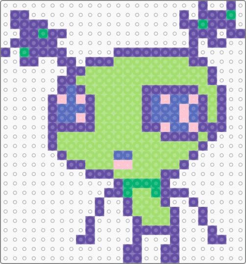 Zarf Omori - purple,green,cotdaliens,alien,glorp,gnarp,gleep,omori,headspace,otherworld
