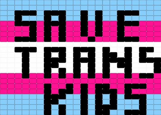 Save transkids - light blue,pink