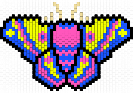 SD V - yellow,blue,pink