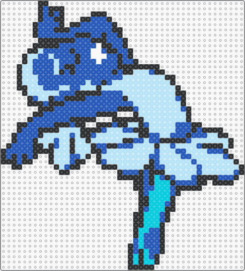 Sad blue sprite deltarune - light blue,blue,deltarune,dancer,chapter 5