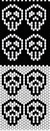 skullz - skulls,repeating,spooky,halloween,skeleton,simple,black,white,domino