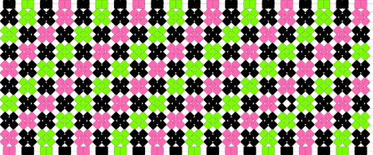 Scene checker x base - bracelet, colorful, green, pink, scene