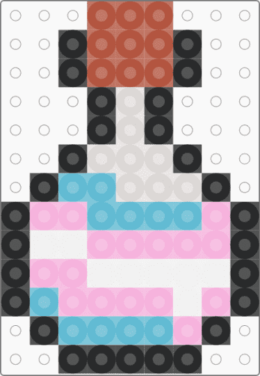 Transgender flag potion - cotdpotions, light blue, pink, pride, trans, trans flag, trans pride, transgender, transgender flag, transgender pride