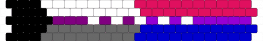 Demisexual/bisexual flag combo cuff - bi, bisexual, demi, demisexual, lgbtqia, pink, pride, purple