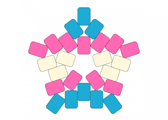 Trans flag star - kandi star, light blue, pink, pride, pride flag, trans, transgender