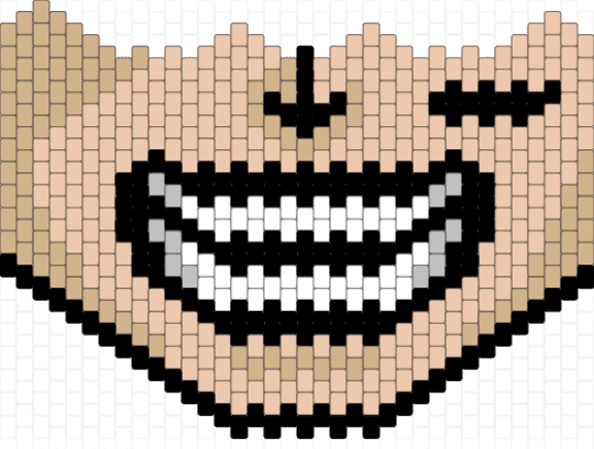 Luffy mask 2 - beige, luffy, one piece