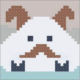 porostache - poro,mustache,lol,league of legends,animal,character,cute,video game,white,brown