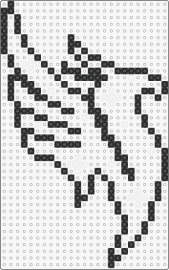 Uncolored illenium bird template - illenium,logo,outline,dj,edm,music,phoenix,black