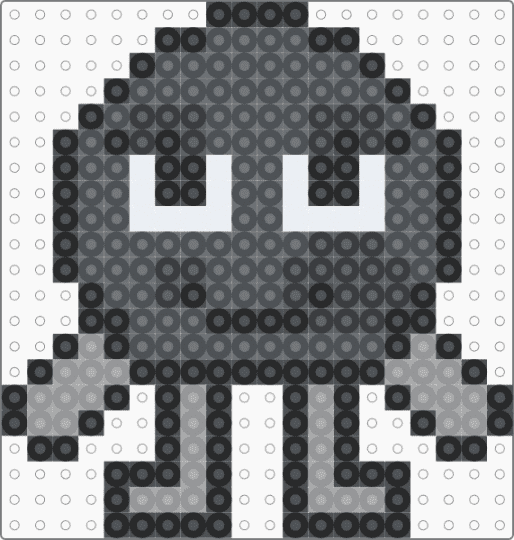 TDSOS Moony pixel art - gray, purple