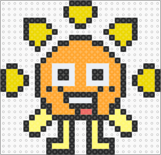 TDSOS Sunny pixel art - orange, yellow