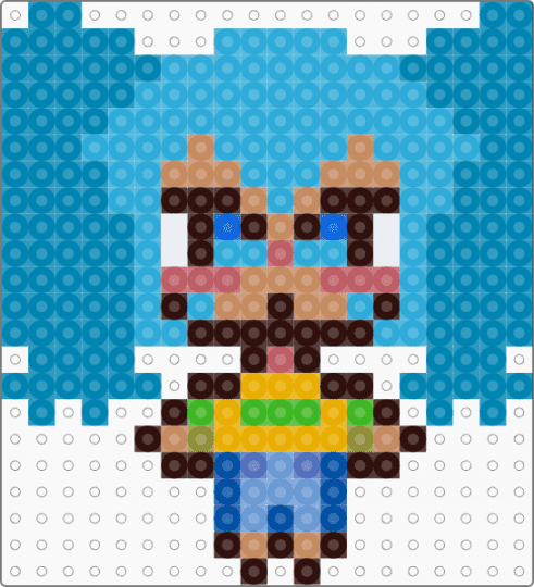 Brazilian miku - light blue,brown