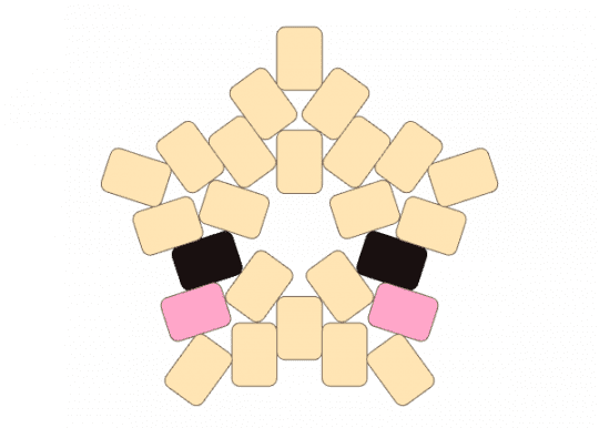Pastel star w/ face :3 - beige, cute core, face, kawaii, pastel, pink, star, yellow
