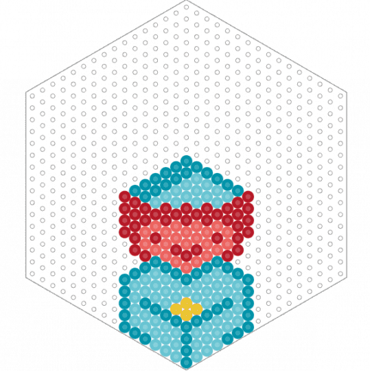 Gigi dandys world - charm, dandys world, dandys world gigi, gigi, light blue, red, teal